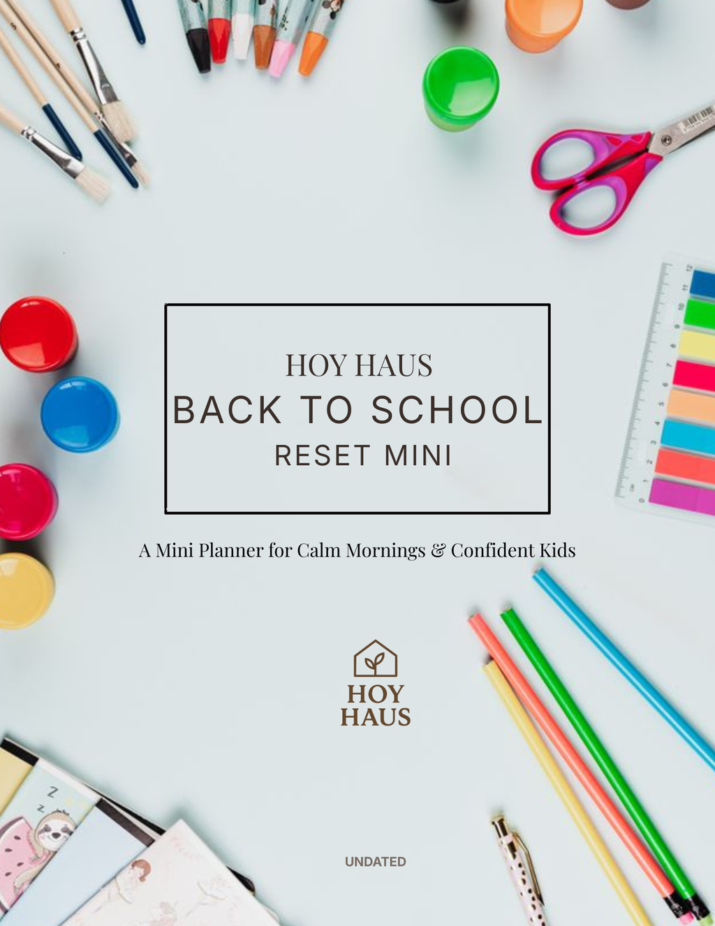 BACK-TO-SCHOOL RESET MINI PLANNER | PRINTABLE & DIGITAL PDF