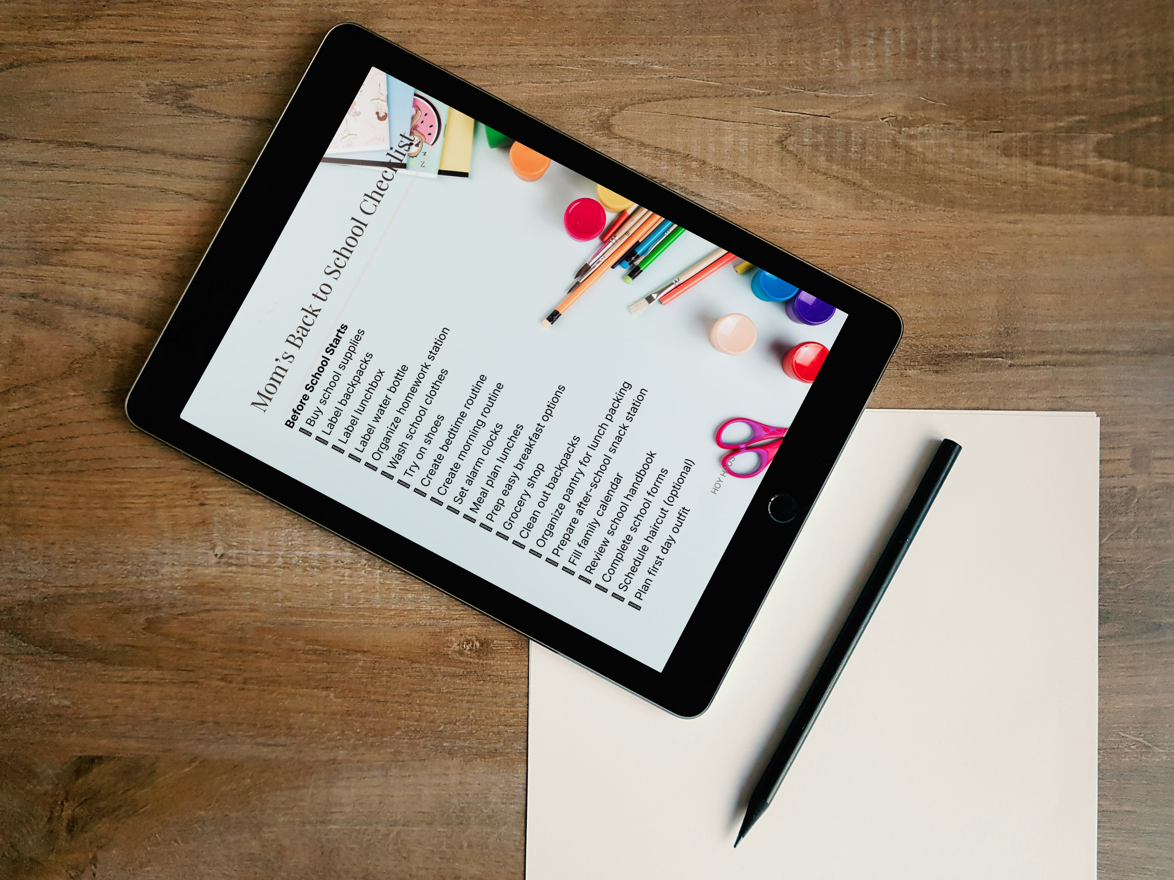 BACK-TO-SCHOOL RESET MINI PLANNER | PRINTABLE & DIGITAL PDF
