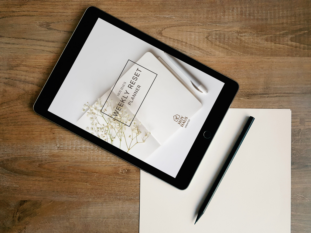 Weekly Reset Mini Planner (Digital + Printable)- Simple Digital Weekly Planning Tool
