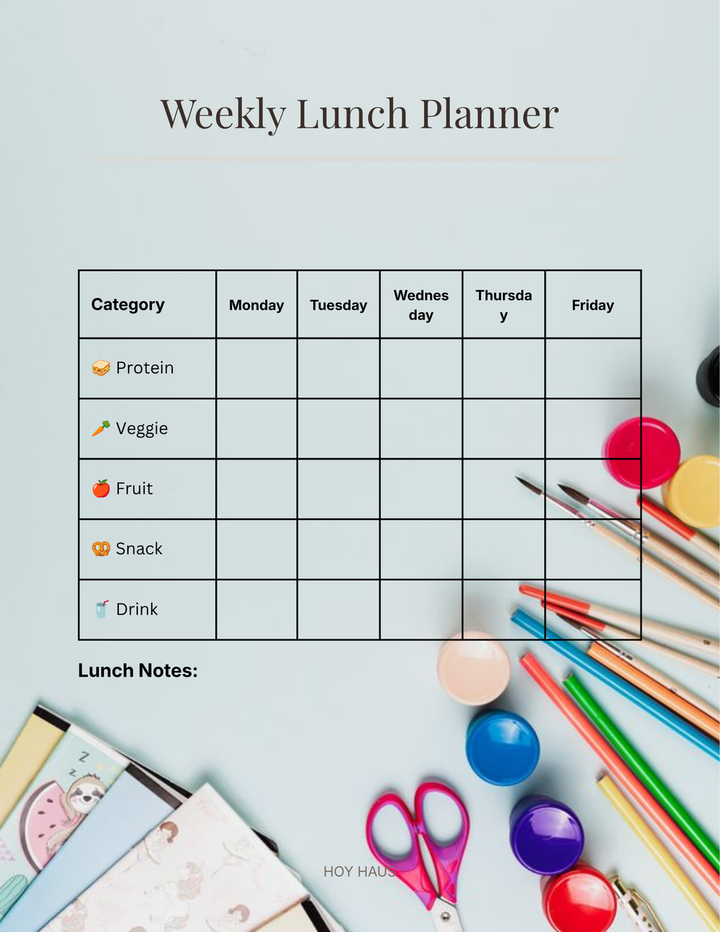BACK-TO-SCHOOL RESET MINI PLANNER | PRINTABLE & DIGITAL PDF