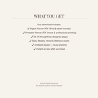 Hoy Haus Reset Planner (Digital + Printable)- A Digital System for Intentional Living