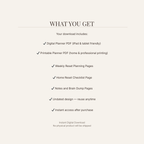 Weekly Reset Mini Planner (Digital + Printable)- Simple Digital Weekly Planning Tool